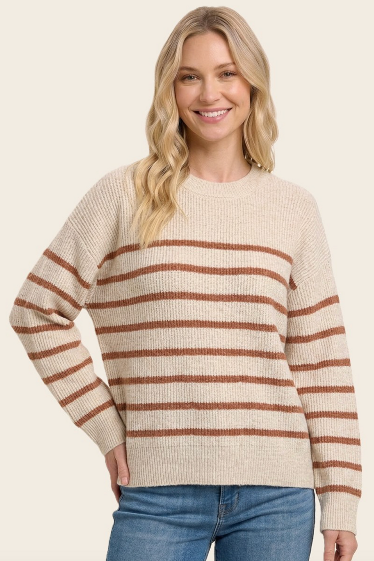 Super Cozy Striped Sweater
