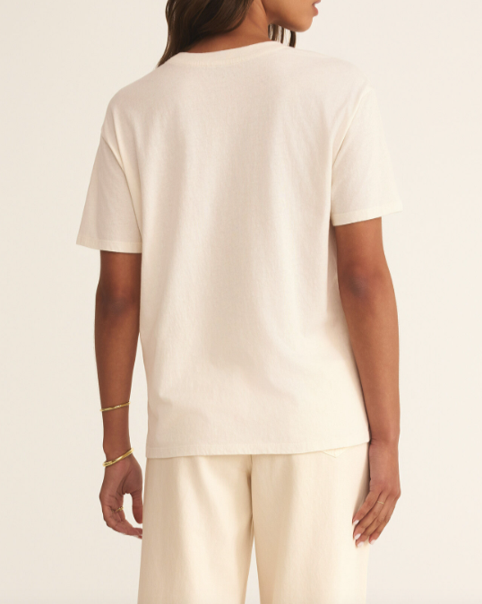 Cocktails Boyfriend Tee - Sea Salt