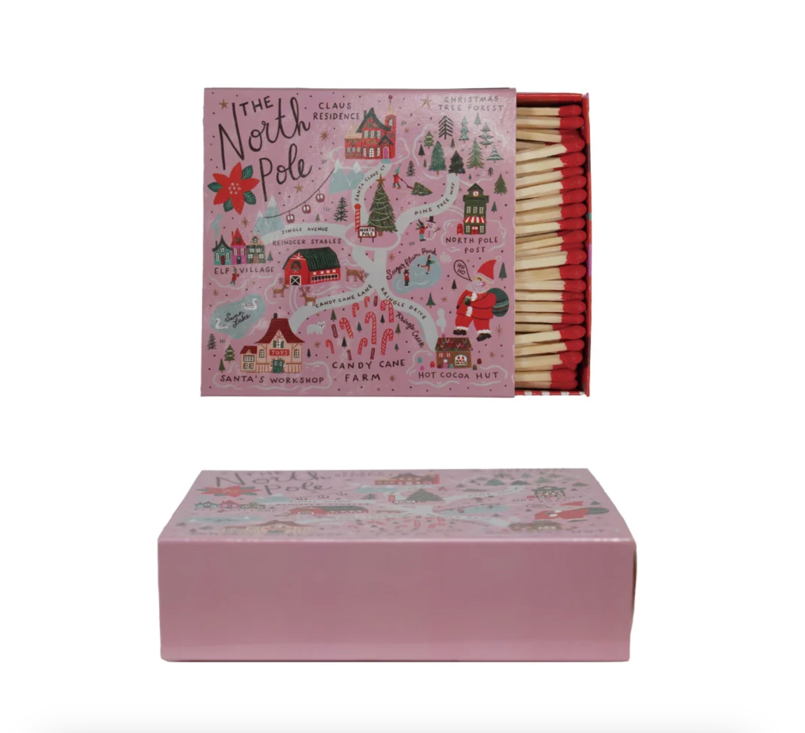 North Pole Safety Matchbox