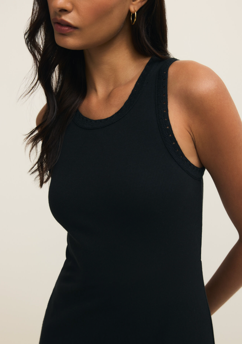 Clarke Midi Dress - Black