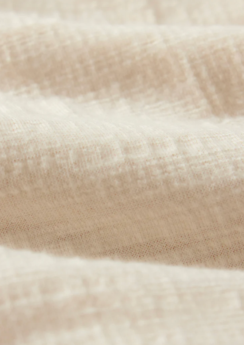 Sloane Textured Top - Whisper White