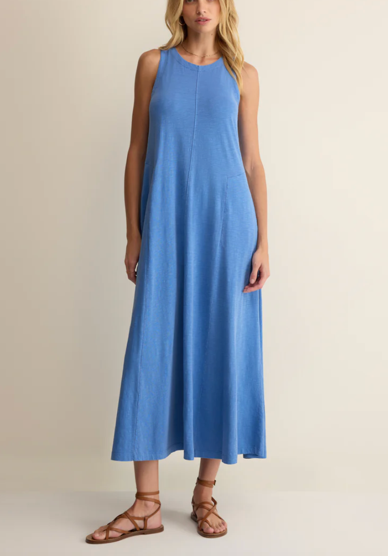 Waters Edge Midi Dress - Marina