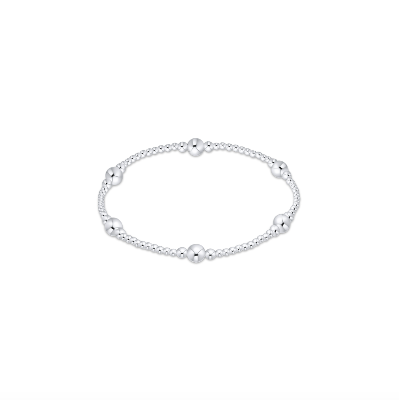 Purpose Sterling Silver Bead Bracelet