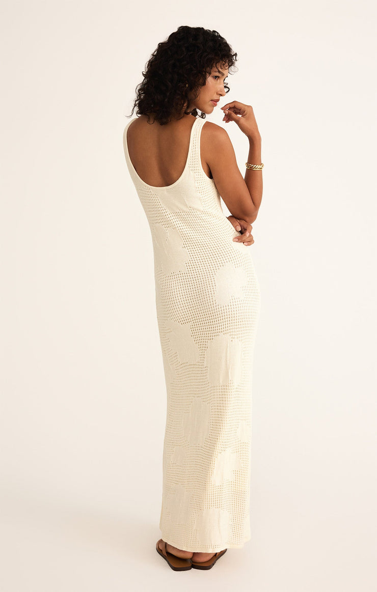 Praya Fleur Maxi Dress - Natural