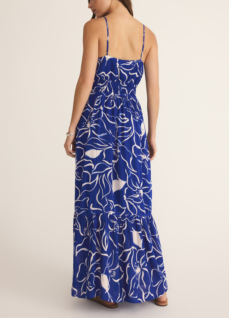 Cala Floral Maxi Dress - Oceanside