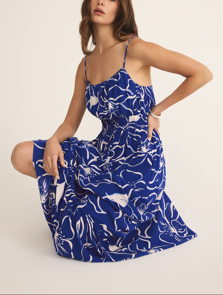 Cala Floral Maxi Dress - Oceanside