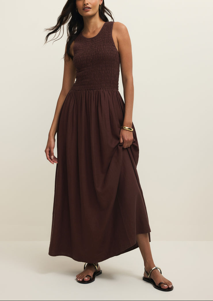 Juniper Maxi Dress - Chocolate Cherry