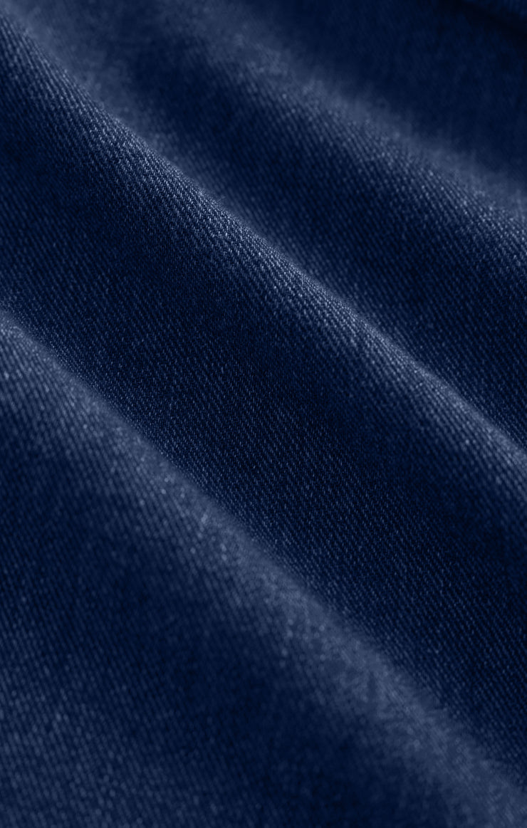 Shellbound Twill Dress - Twilight Blue