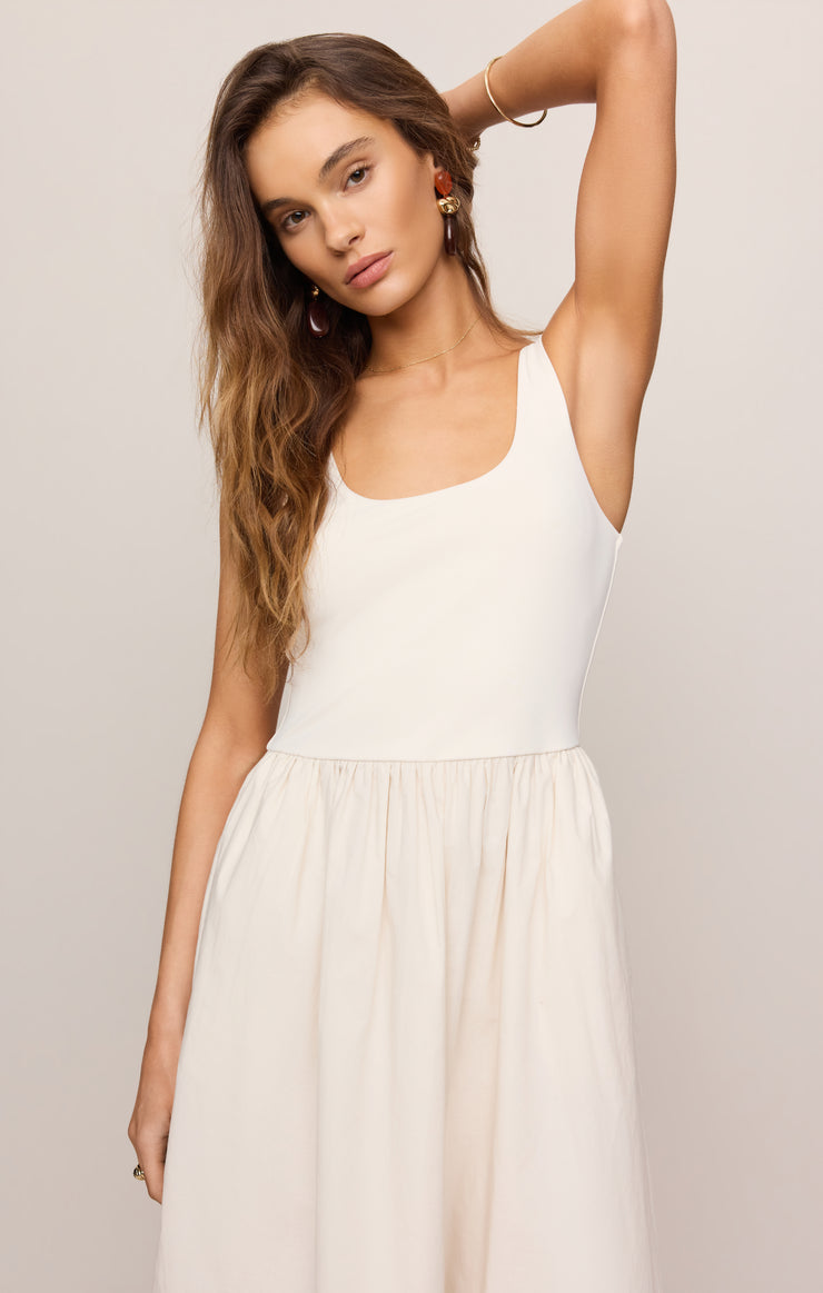 Johanna Midi Dress - Cloud