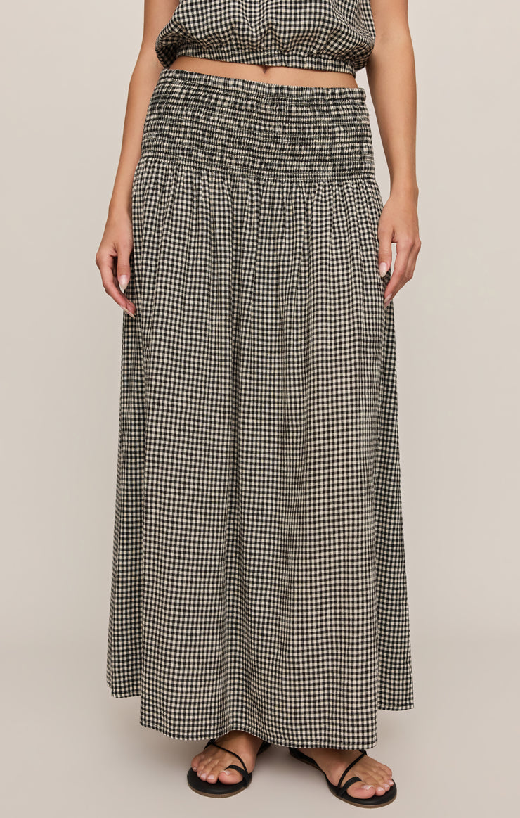 Brooke Gingham Maxi Skirt