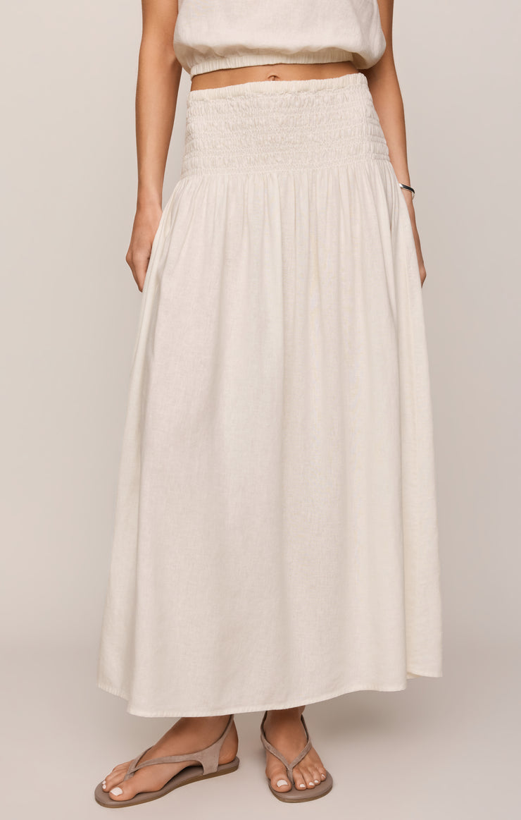 Brooke Maxi Skirt - White