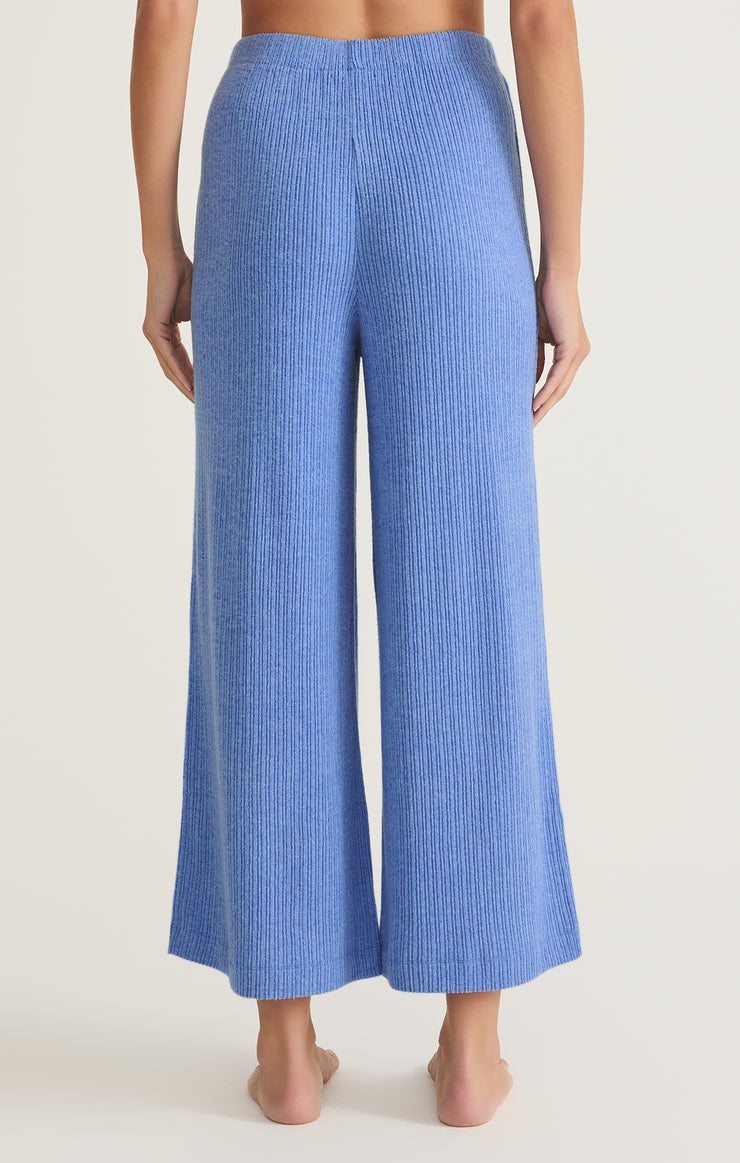 Coastline Mini Rib Pant - Bay Blue