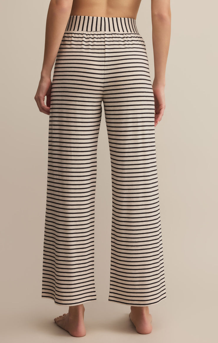 Luxe Stripe Pant - Crystal