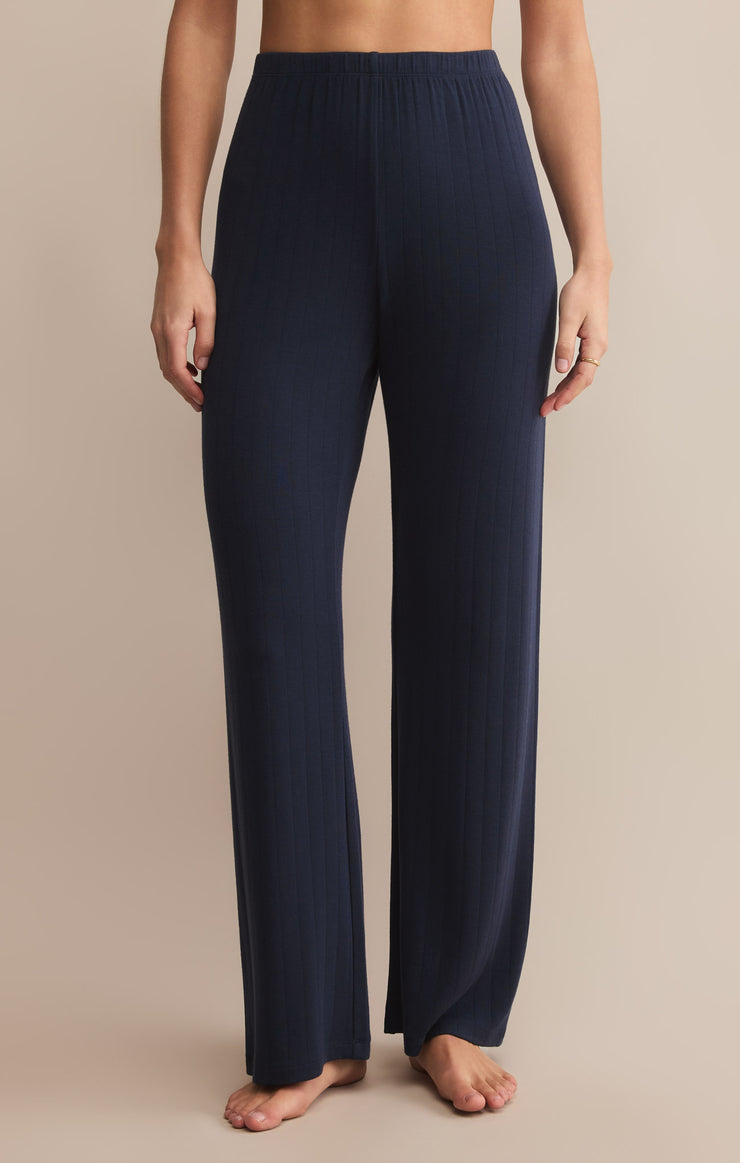Classique Rib Pant - Eclipse