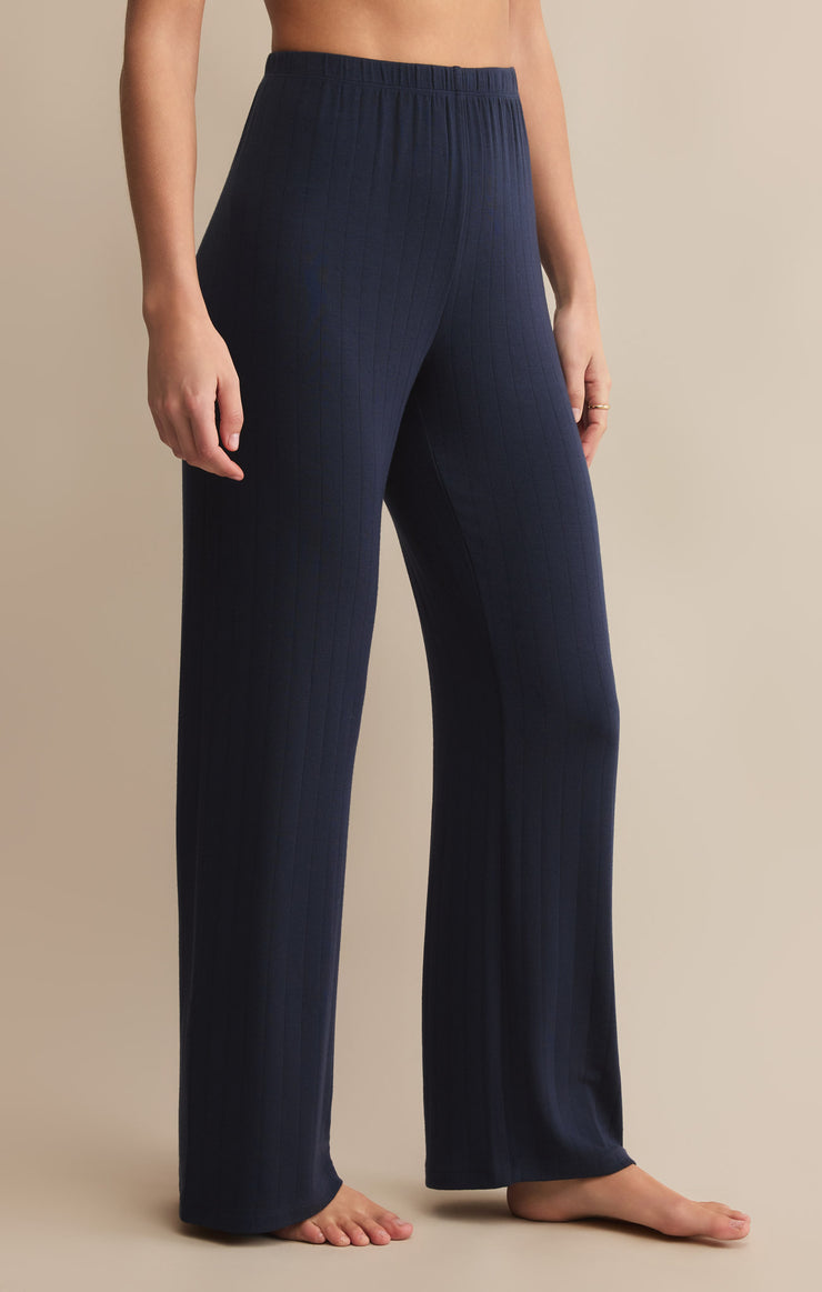 Classique Rib Pant - Eclipse