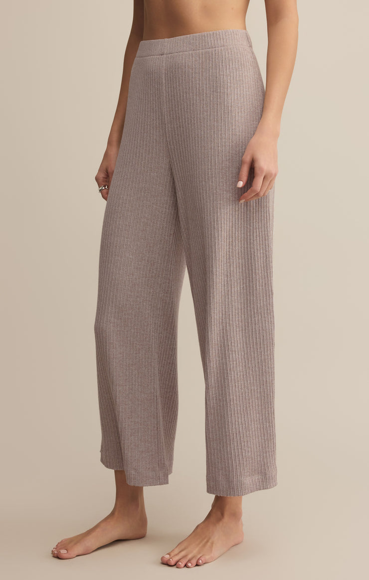 Coastline Mini Rib Pant - Slate Grey