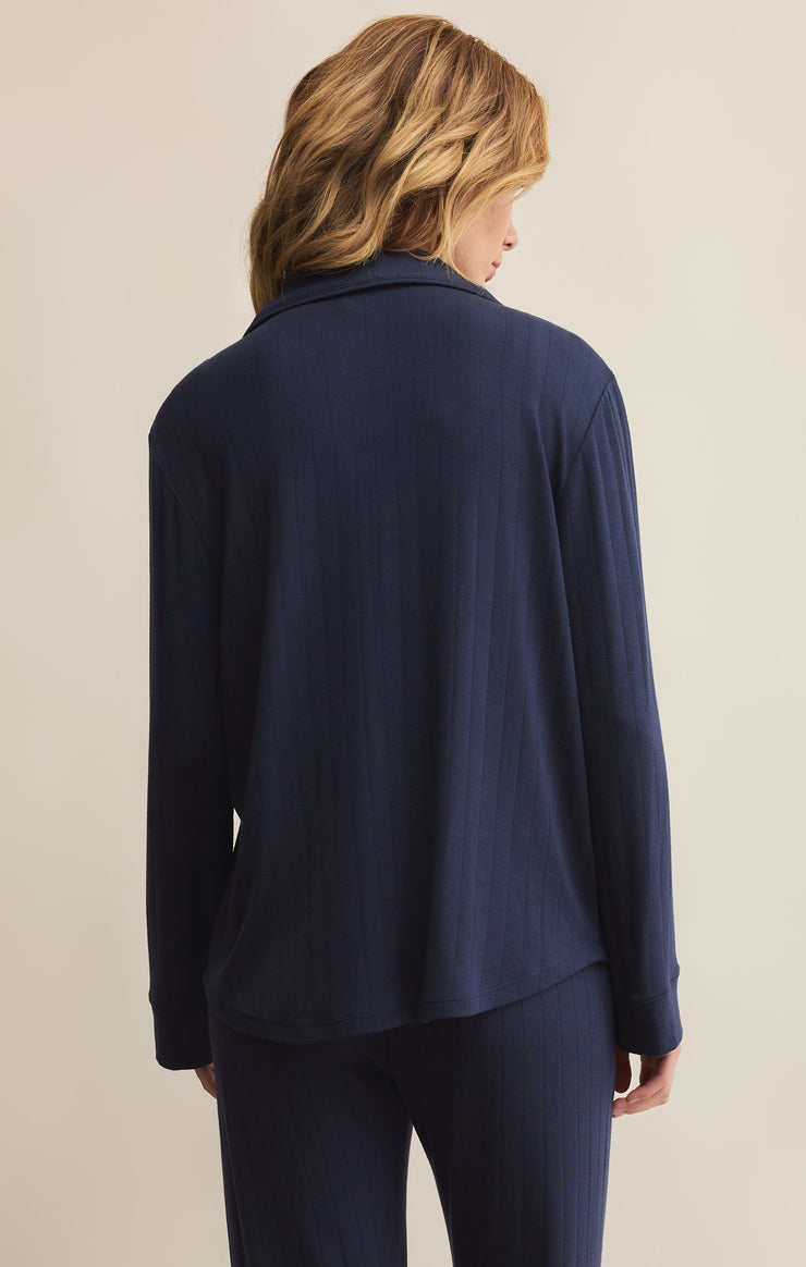 Classique Rib Top - Eclipse
