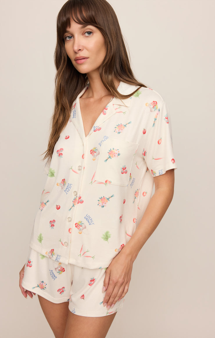 Market Silky Jersey PJ Top