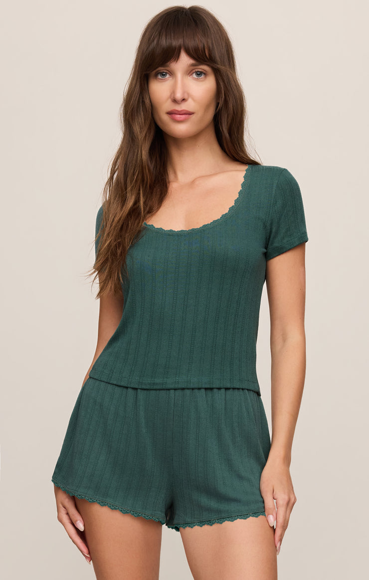 Countryside Lace Scoop Top