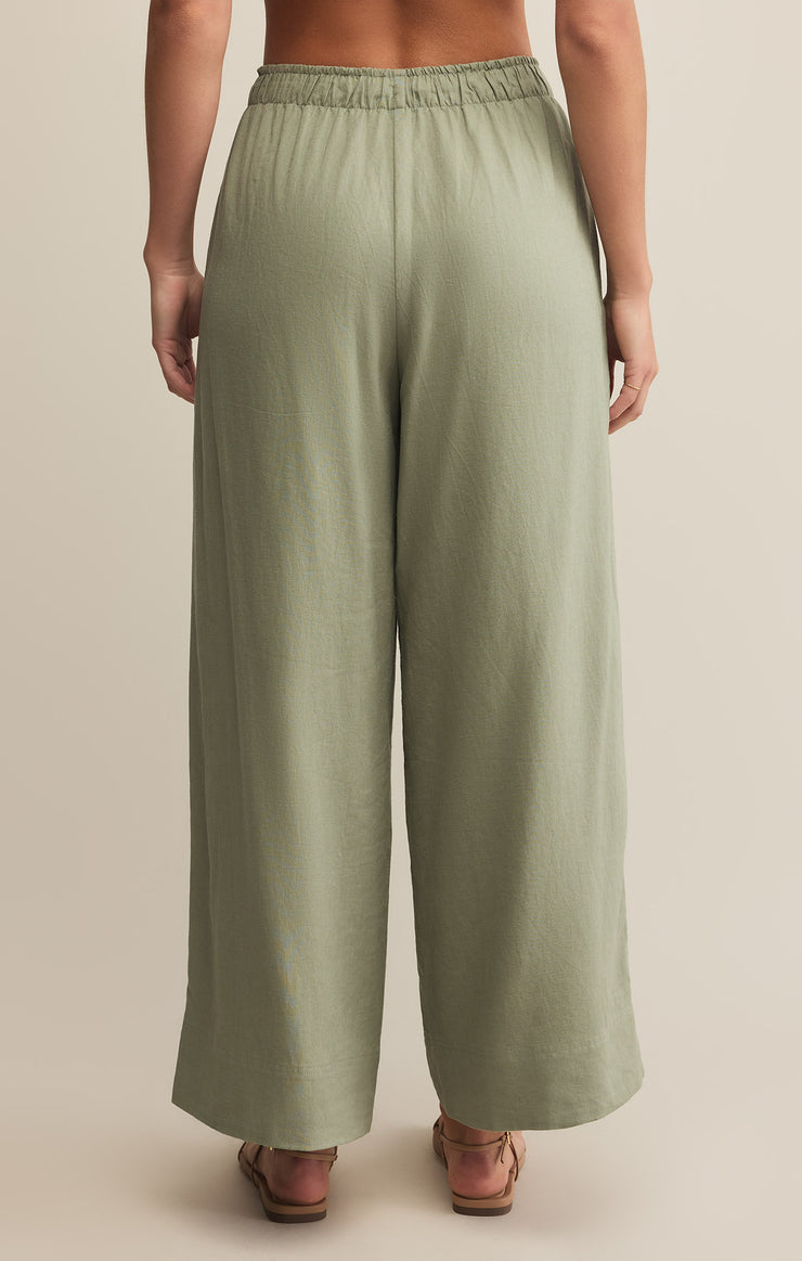 Easton Linen Pant - Avocado
