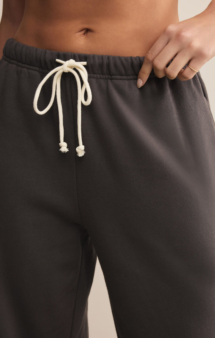 Classic Boyfriend Jogger - Washed Black