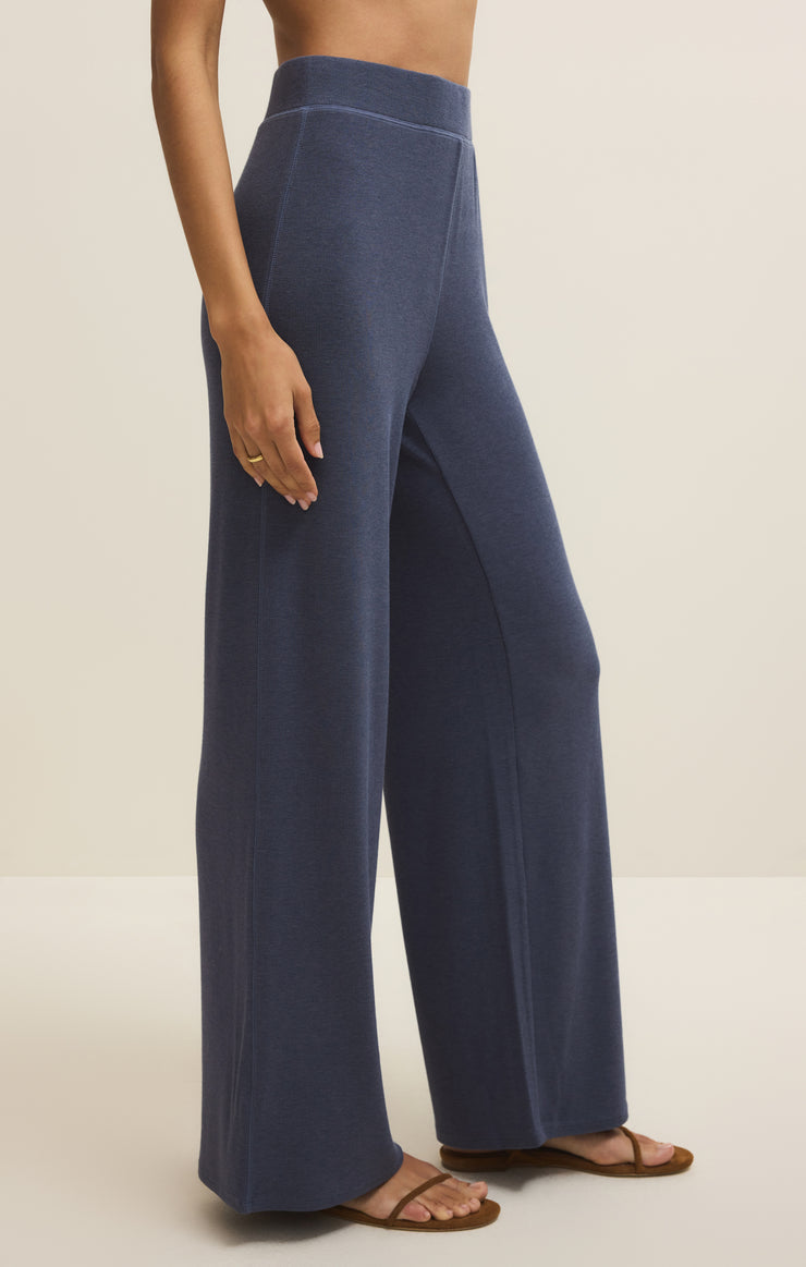 Renae Rib Pant - Indigo