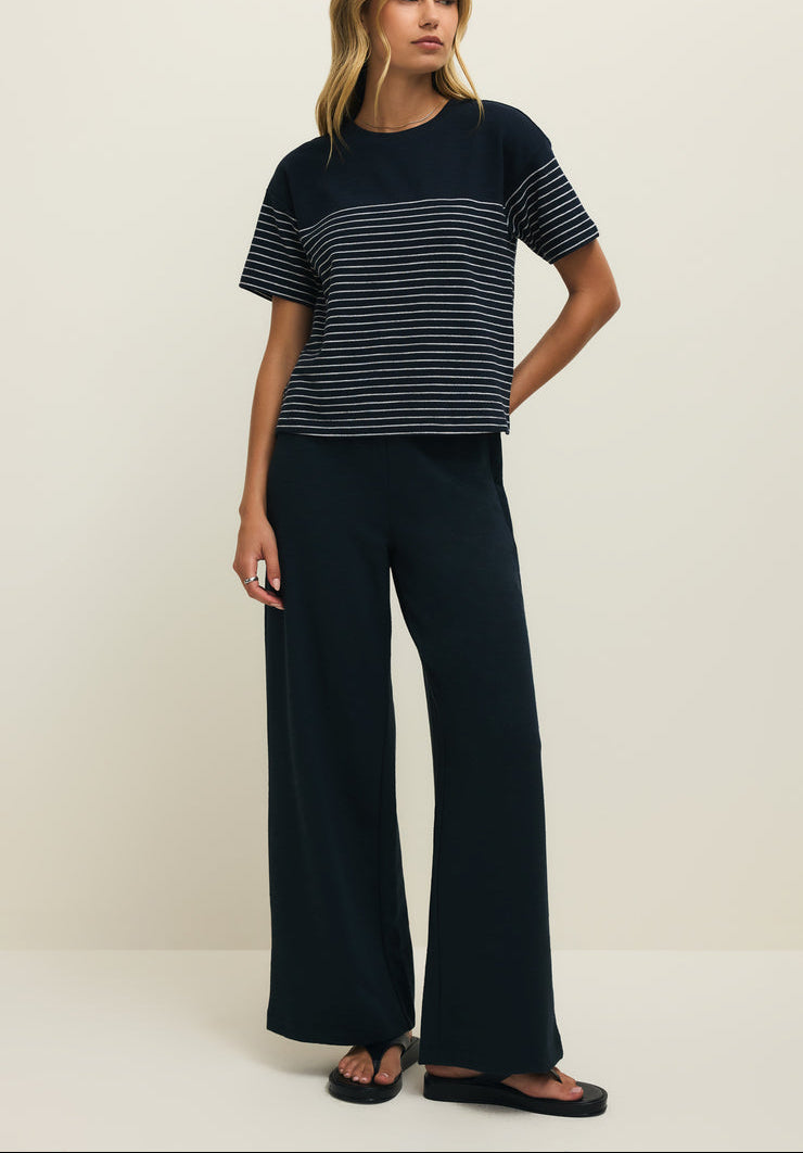 Andre Wide Leg Pant - Eclipse