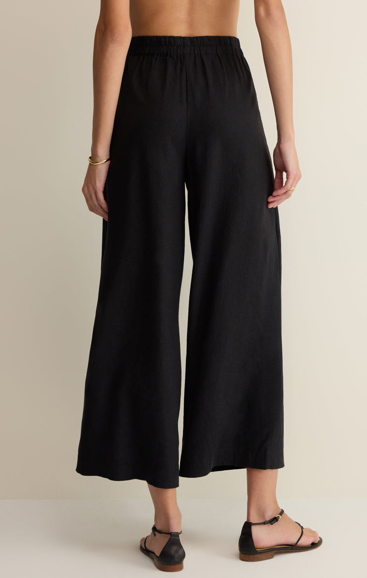 Scout Linen Pant - Black