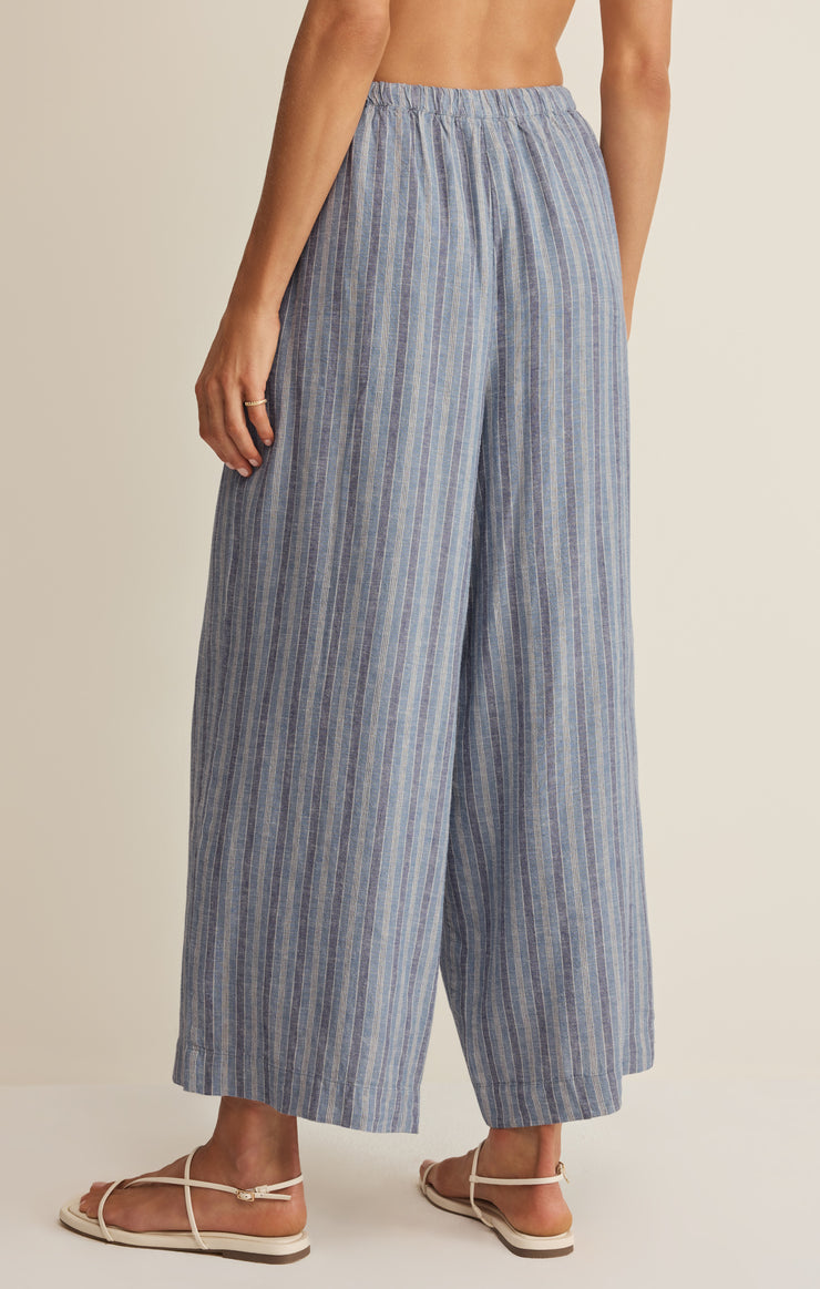 The Perfect Striped Pant - Indigo