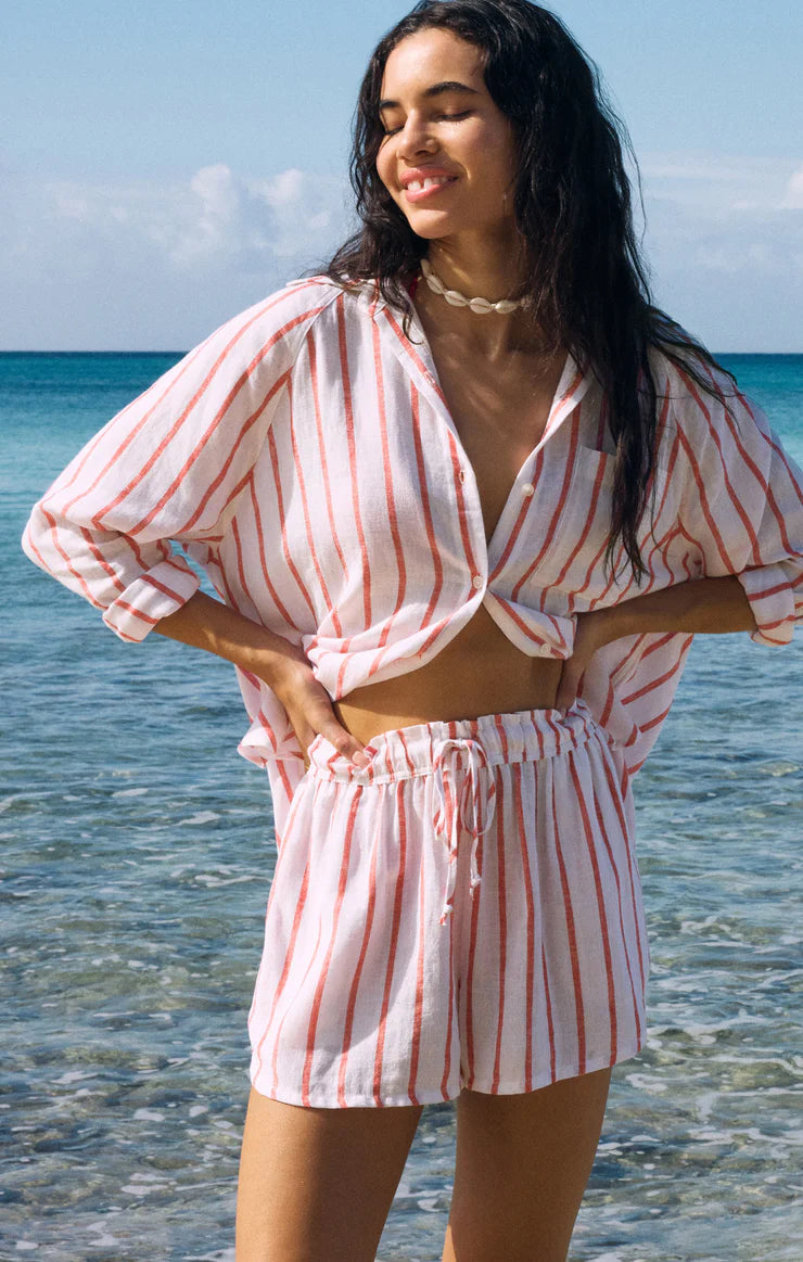 The Perfect Line Short - Cabana Red *FINAL SALE*