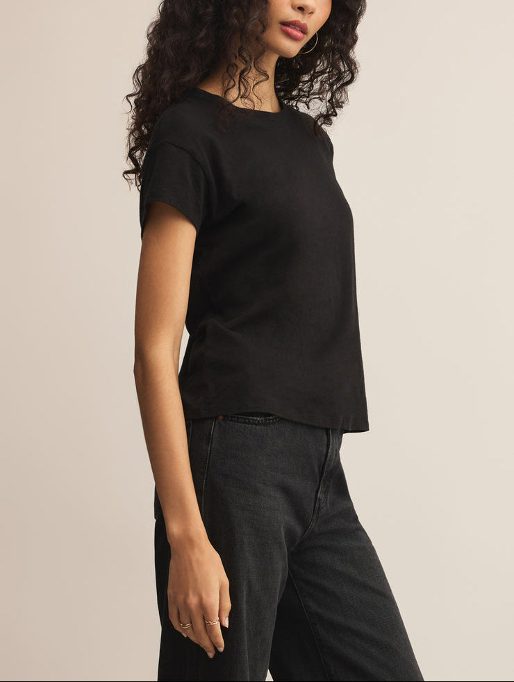 Modern Slub Tee - Black