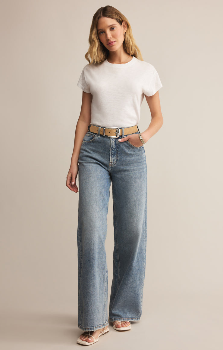 Modern Slub Tee - White