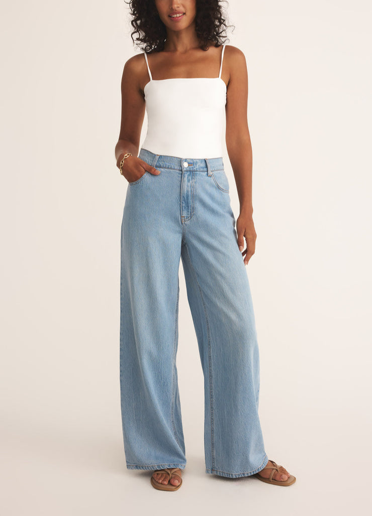 Lane Luxe Smooth Bodysuit - White