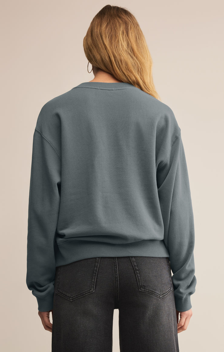 Classic Boyfriend Sweatshirt - Storm Cloud