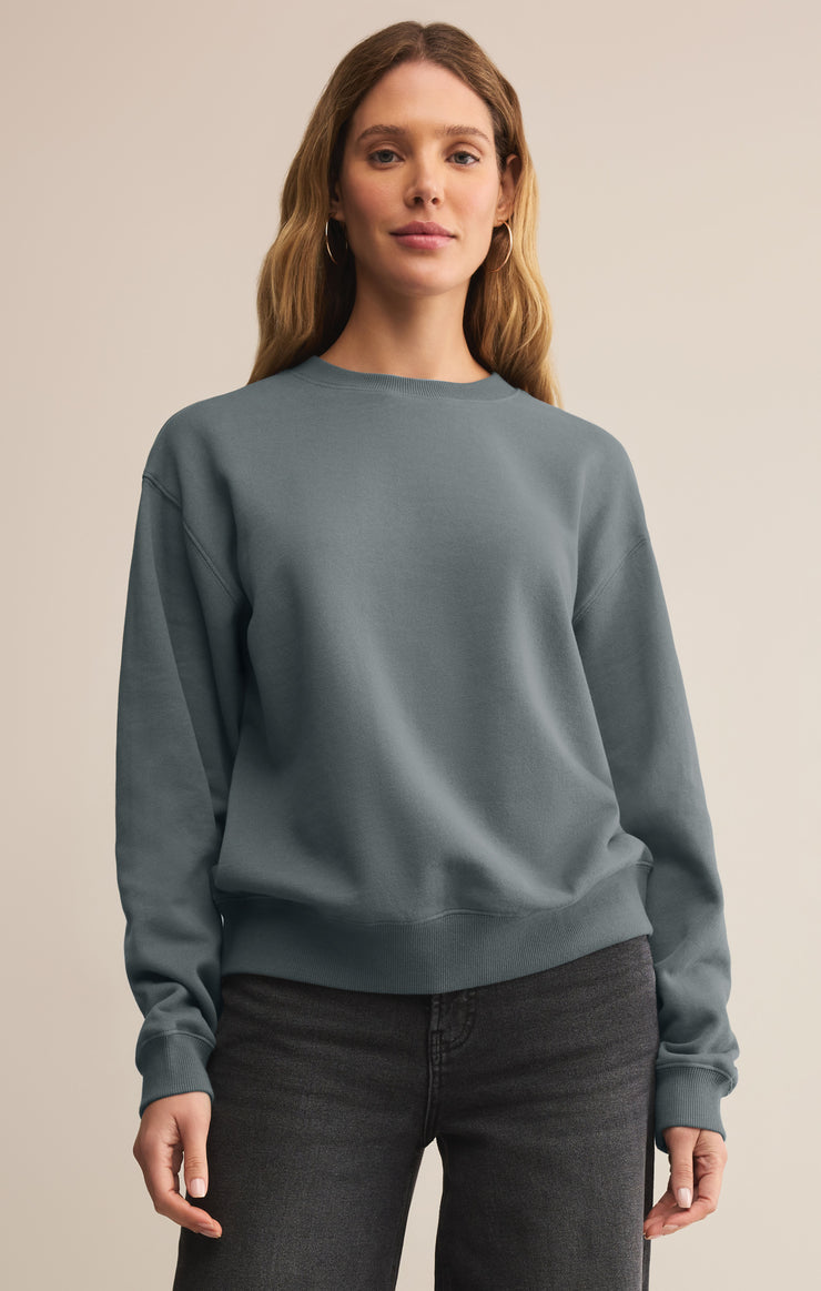 Classic Boyfriend Sweatshirt - Storm Cloud