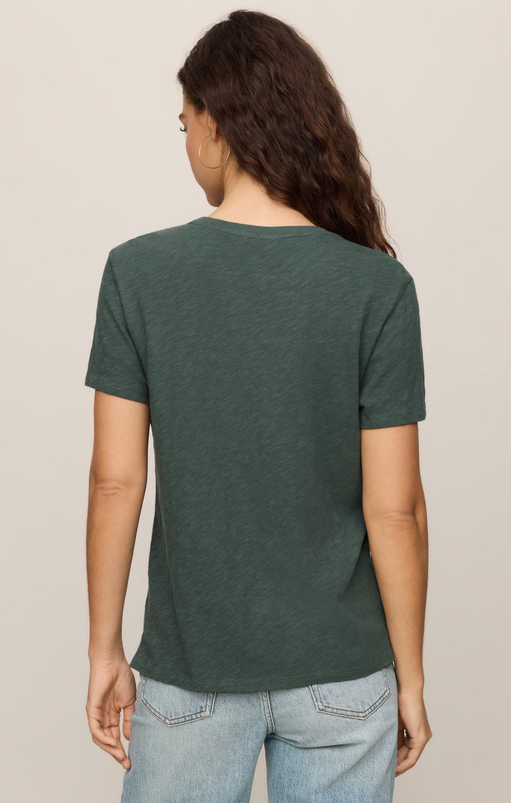 Foundation Slub Tee - Emerald Cove