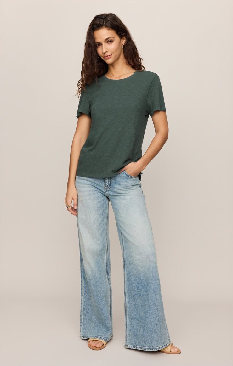 Foundation Slub Tee - Emerald Cove