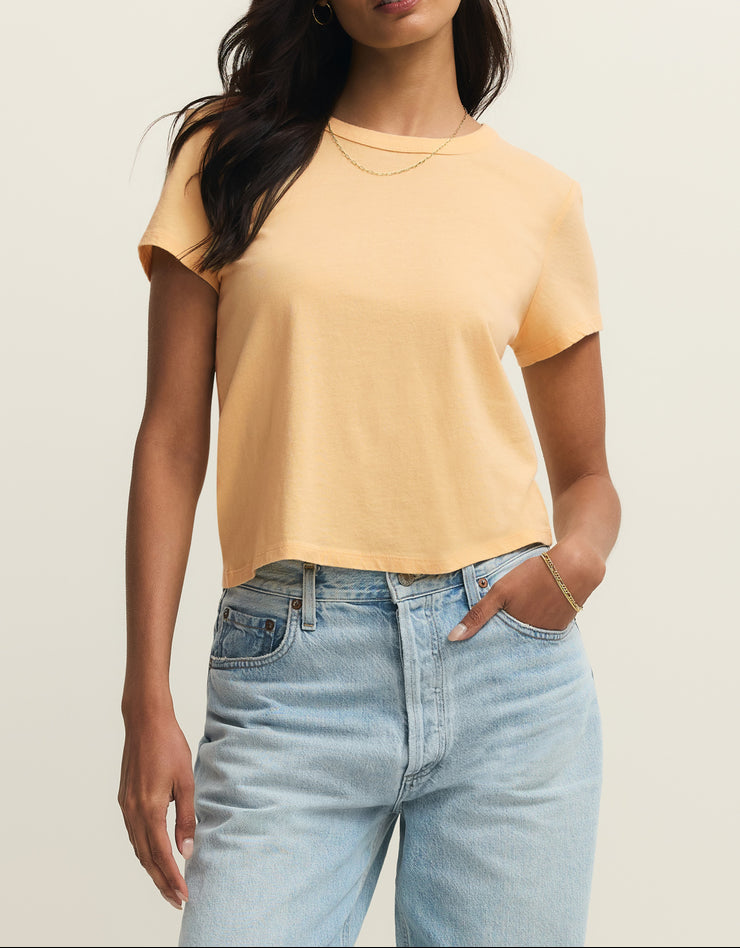 Junie Tee Shirt - Custard