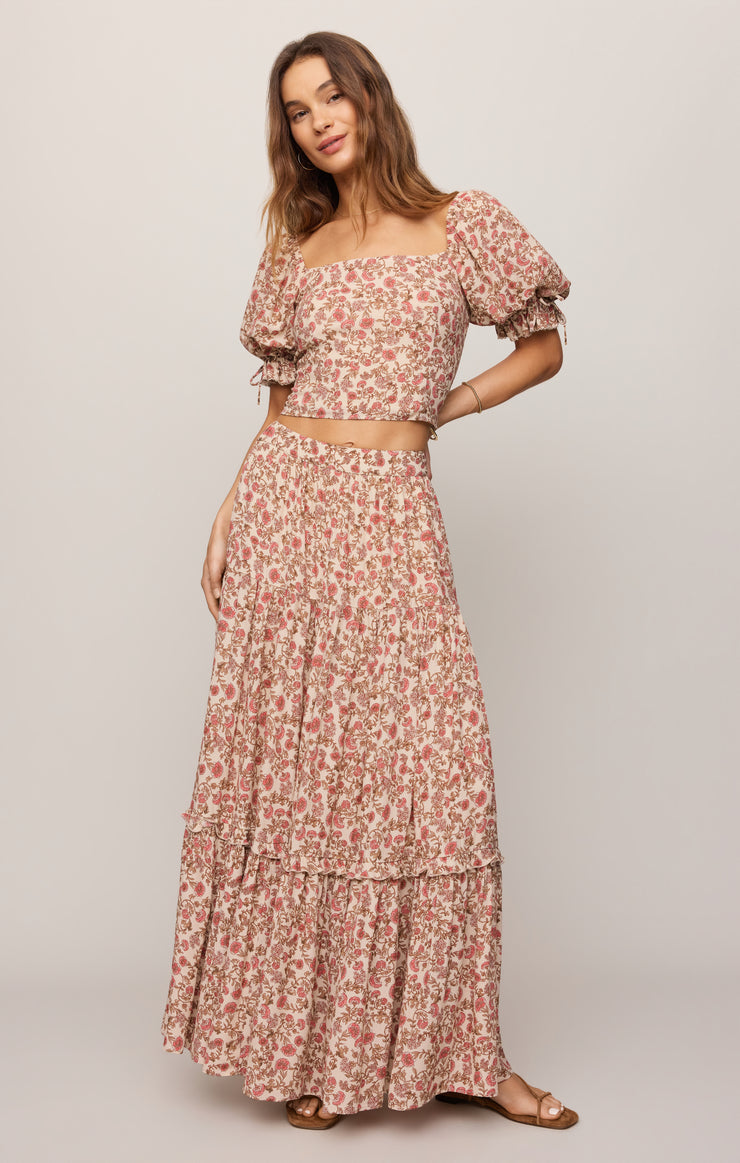 Mora Floral Maxi Skirt