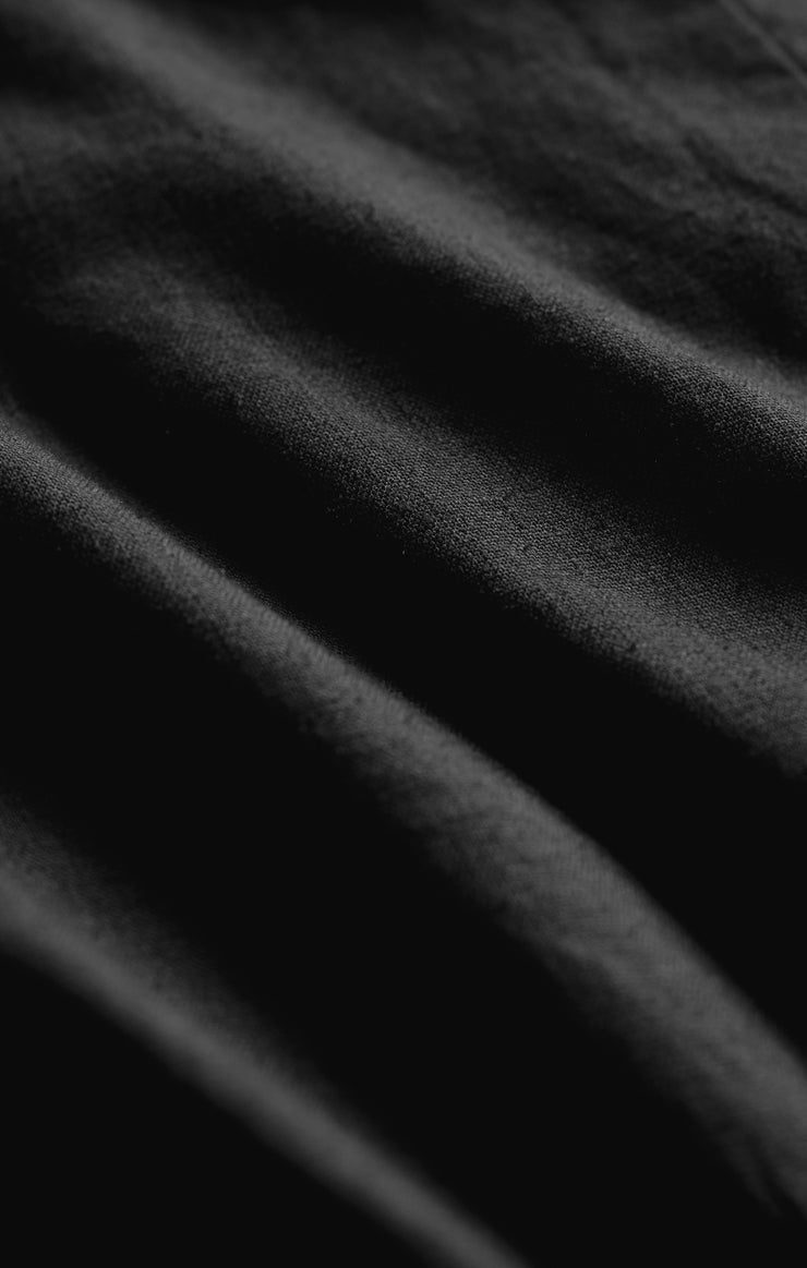 Roman Linen Vest - Black