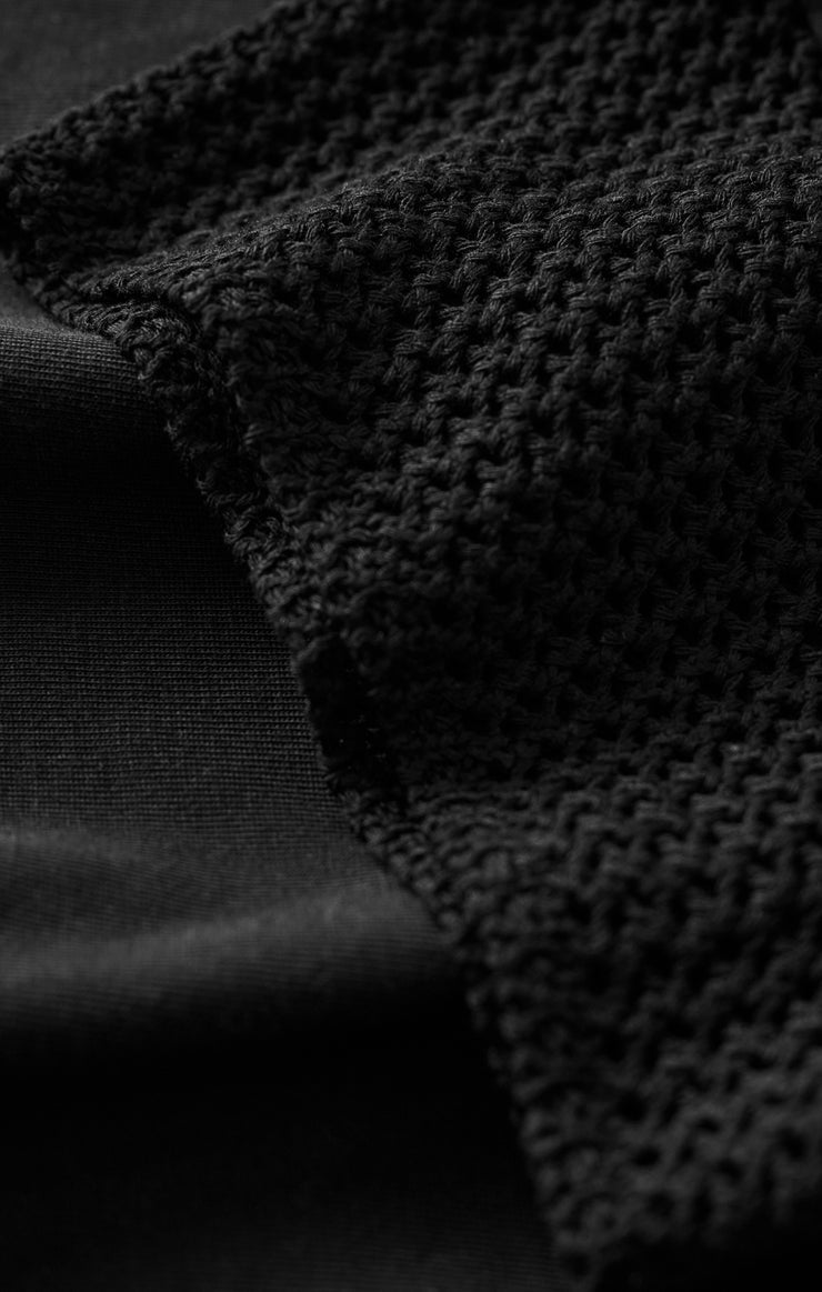 Banyan Crochet Top - Black