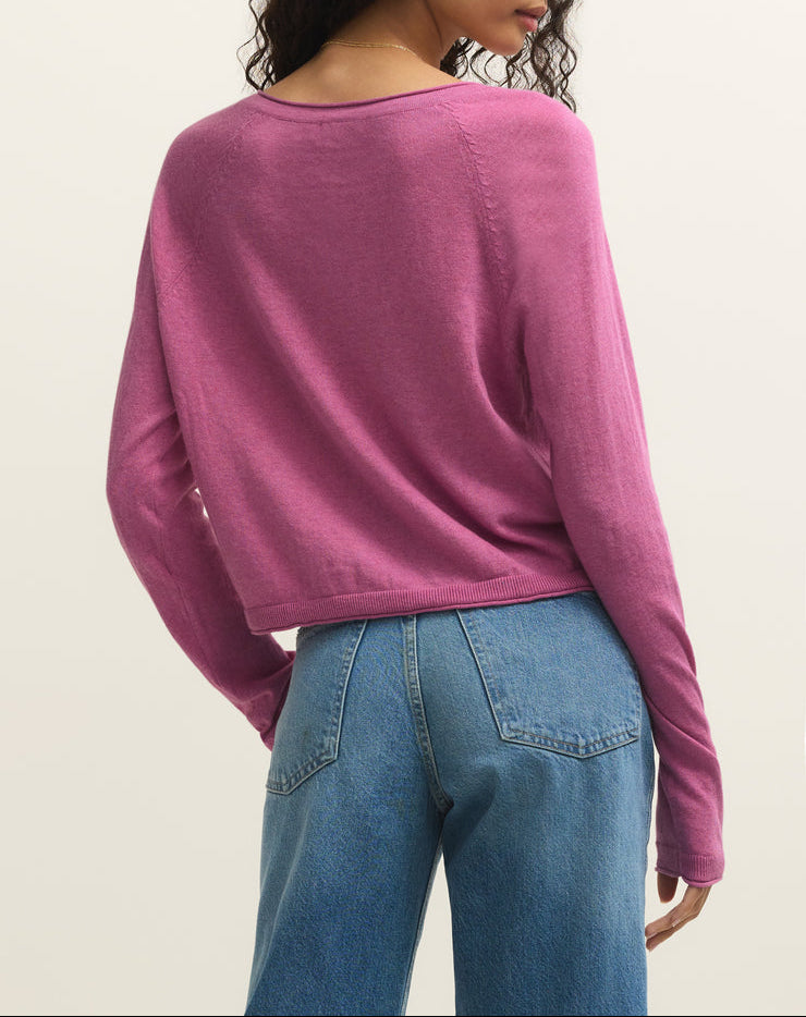 The Perfect Layer Cardigan - Spanish Rose