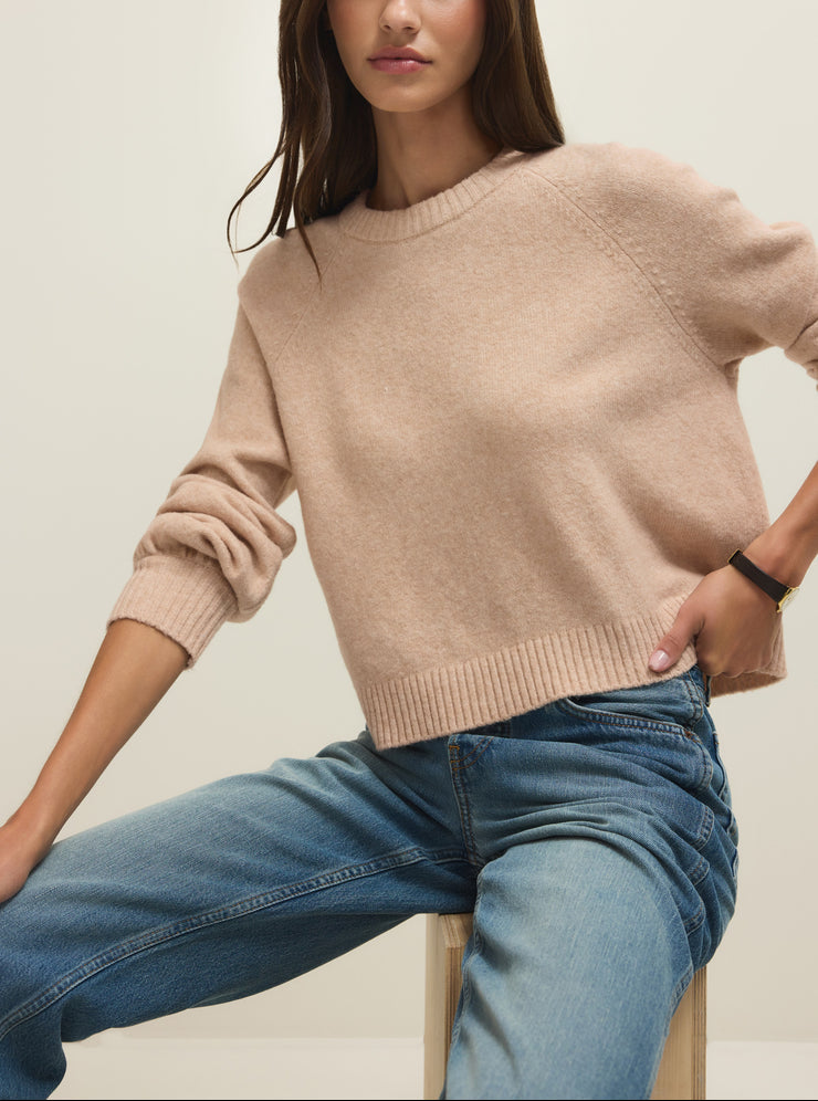 Coming Up Sweater - Light Camel