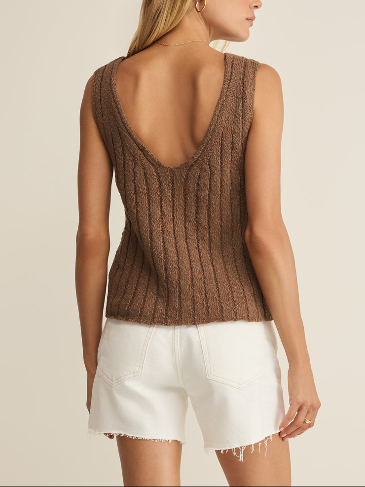 Acadia Sweater Tank - Palo Santo