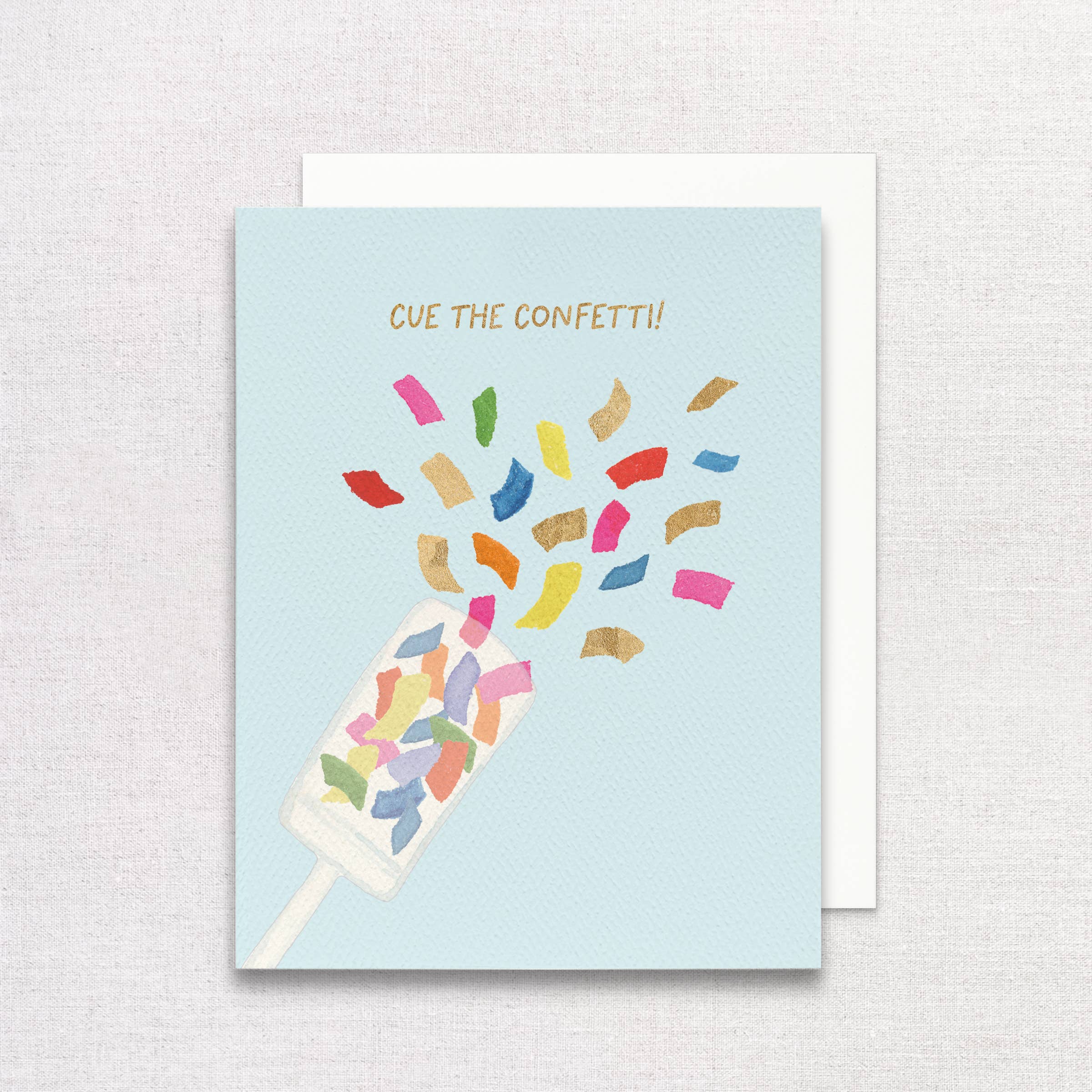 Cue the Confetti Greeting Card