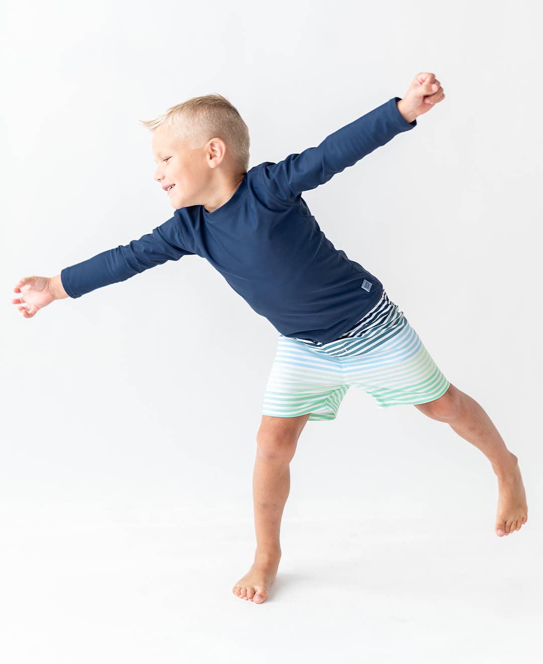 Long Sleeve Rash Guard - Navy *FINAL SALE*
