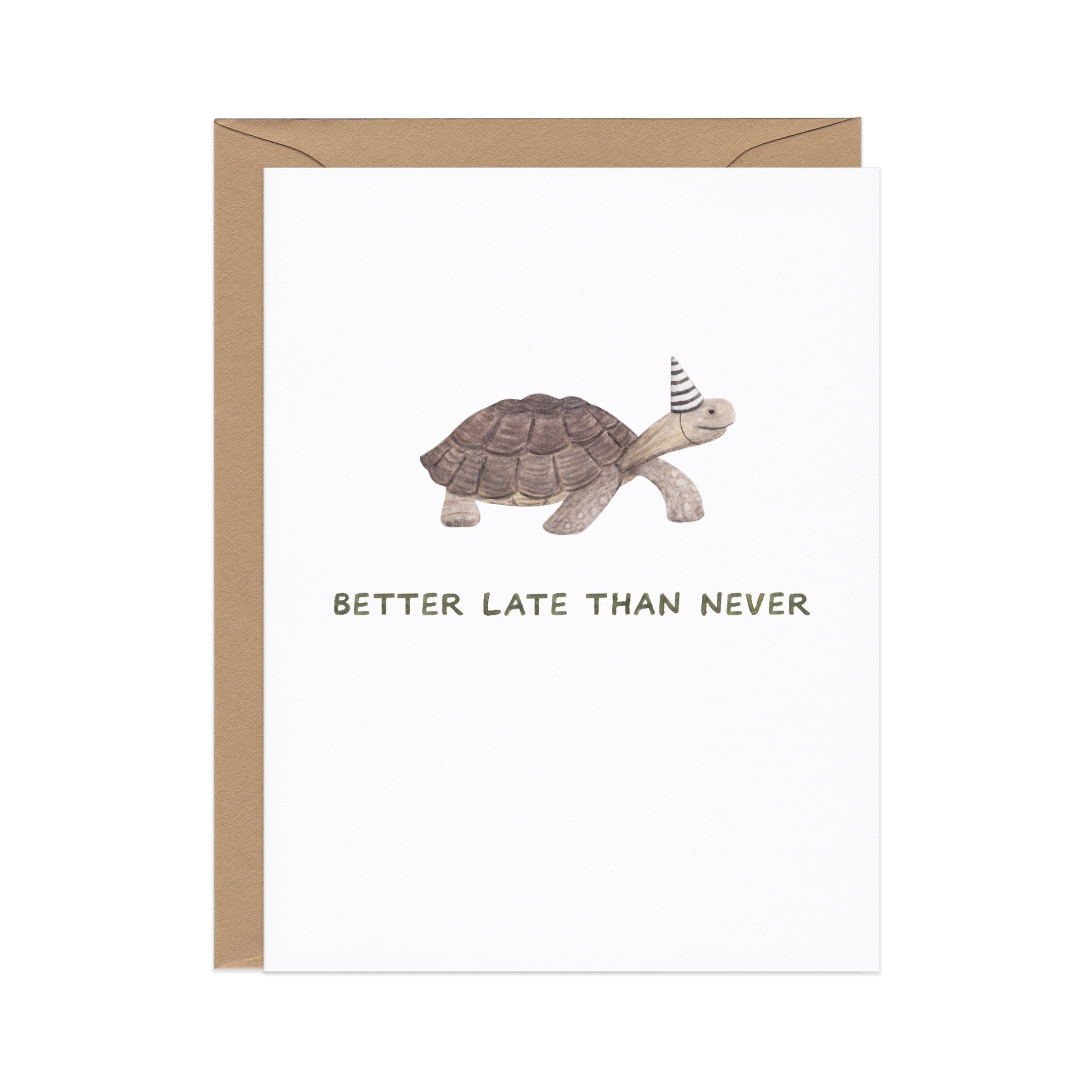 Better Late Than Never Birthday Card