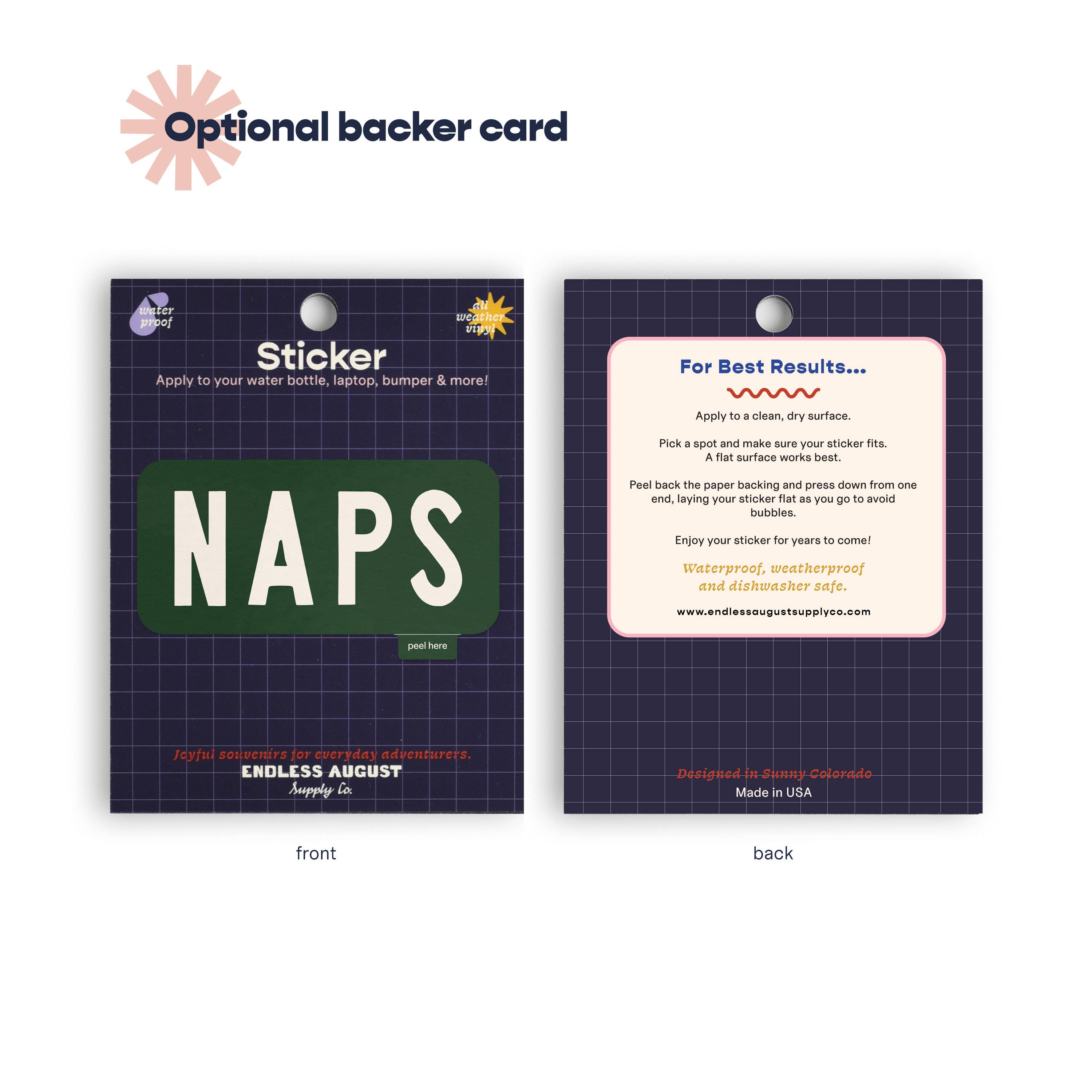 Naps Vinyl Sticker