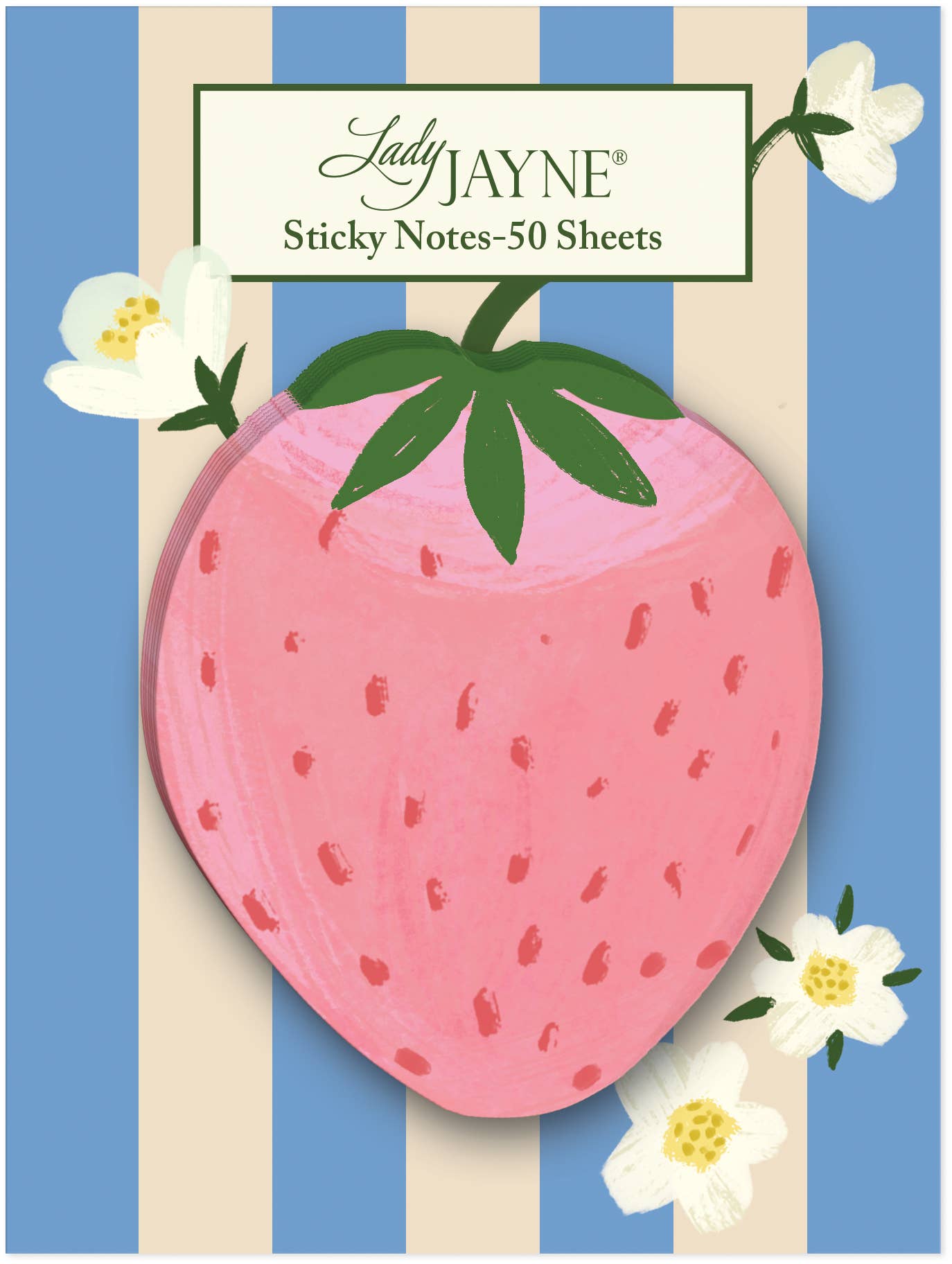 Fruit + Fleur Strawberry Sticky Notes