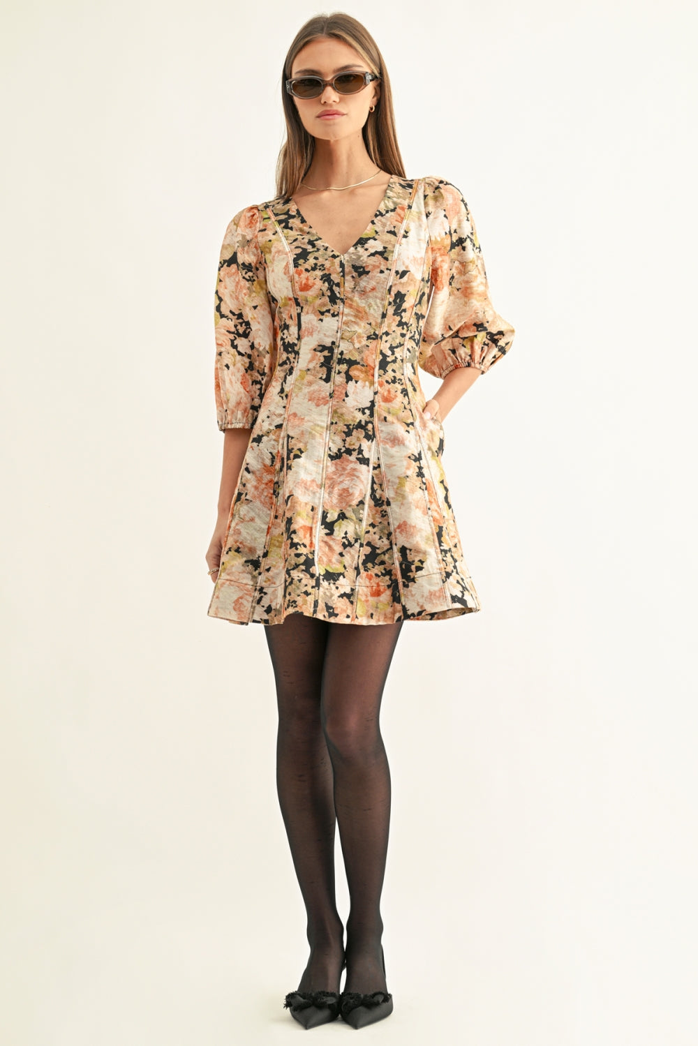 Kalani Flared Mini Dress
